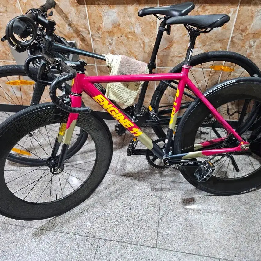 [BUNJANG] Engine11 Fushia + 88 Rim Wheelset / 엔진11푸시아+88림
