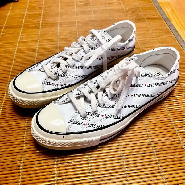 [BUNJANG] Converse Chuck 70 Love Fearlessly Low White / [270] 컨버스 척70 러브 피어리슬리 로우 화이트