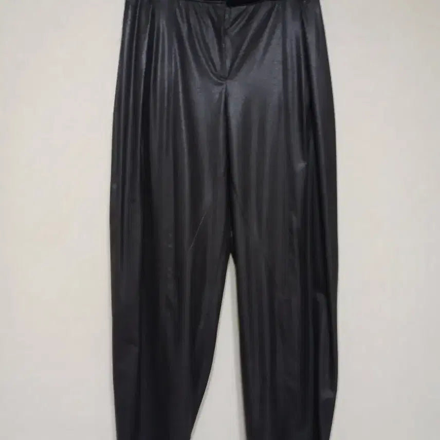 [BUNJANG] TIME Genuine Leather Blend Banding Waist Slacks / 타임 바지