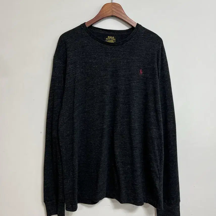 [BUNJANG] Polo Ralph Lauren Long Sleeve T-Shirt Charcoal XL / 폴로 랄프로렌 긴팔티 차콜