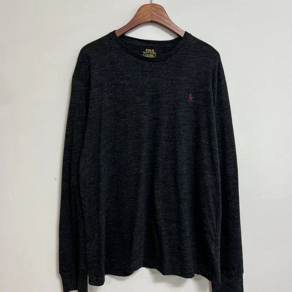 [BUNJANG] Polo Ralph Lauren Long Sleeve T-Shirt Charcoal XL / 폴로 랄프로렌 긴팔티 차콜