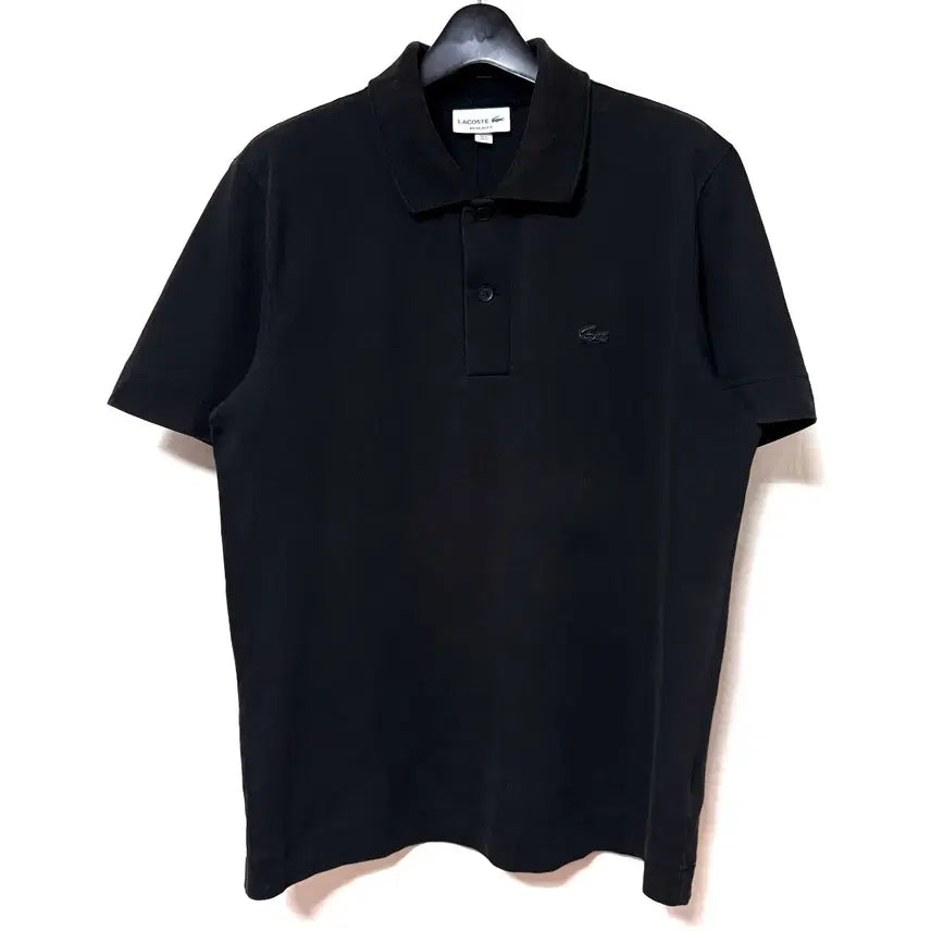 [BUNJANG] Lacoste Short Sleeve Polo T-Shirt Black M / [M,95]라코스테 카라티 반팔티 블랙 lacoste