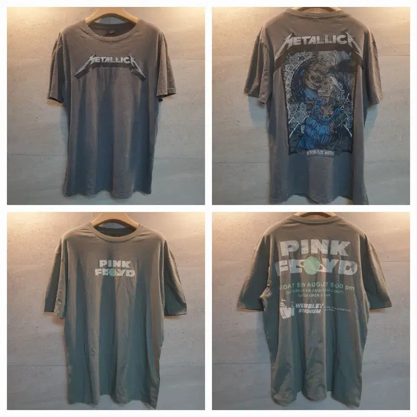 [BUNJANG] Metallica Pink Floyd Band T-Shirt L / 메탈리카, 핑크플로이드 밴드 티셔츠 L