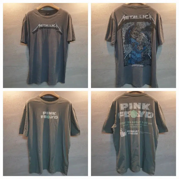 [BUNJANG] Metallica Pink Floyd Band T-Shirt L / 메탈리카, 핑크플로이드 밴드 티셔츠 L