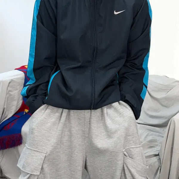 [BUNJANG] Nike Mint Blue Sideline Windbreaker Jacket L / 나이키 민트 블루 사이드라인 바람막이 L