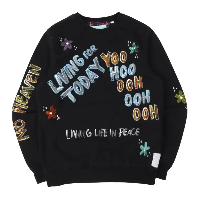 [BUNJANG] Alessandro Guerardi Painting Artwork Sweatshirt / 알레산드로 게라르디 페인팅 아트웍 스웻셔츠
