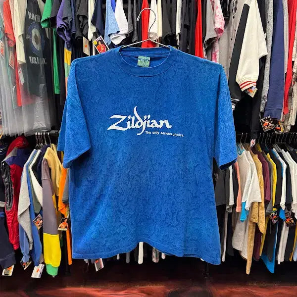 [BUNJANG] 1990s Zildjian Drum Cymbals Single Stitch Vintage T-Shirt XL / 1990년대 빈티지 싱글 스티치 Zildijan Drum Cymbals 티셔츠