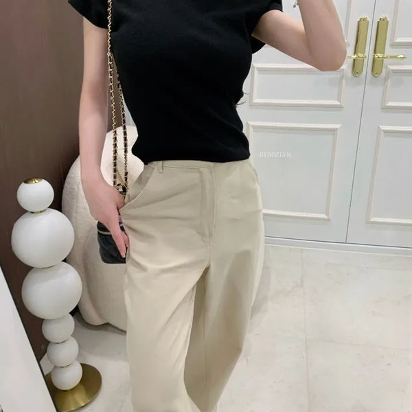 [BUNJANG] By Rosie Soft Cozy Pastel Cap Sleeve Knit / 바이로즐리 부들 폭닥 파스텔 여리핏 캡소매 니트