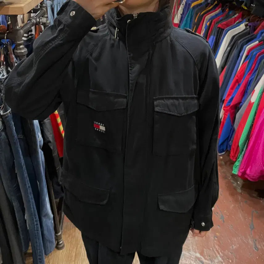 [BUNJANG] Tommy Jeans Black Jacket / [HI] 타미진스 재킷 블랙