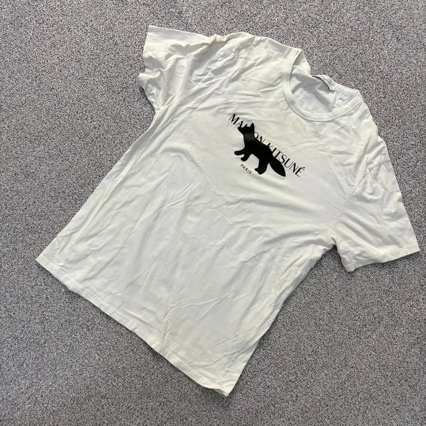 [BUNJANG] Maison Kitsuné 2XL Short Sleeve T-Shirt / 2XL 메종키츠네 반팔 티셔츠 0716J1