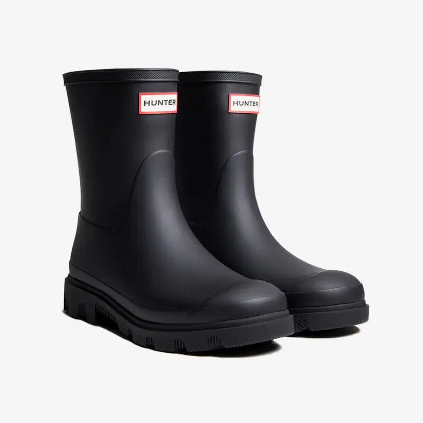 [BUNJANG] Hunter Mid-length Rain Boots Black 220 / 헌터 미들 레인부츠 블랙 220 (새상품)