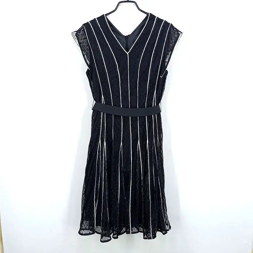 [BUNJANG] DEWL Women's Sleeveless Lace Dress Black / 듀엘 여성 여름 민소매 레이스원피스 블랙85 (HU45952)