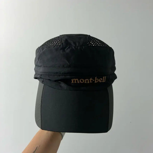 [BUNJANG] Mont Bell Mesh Black Ball Cap / Mont bell  몽벨 메쉬 블랙 볼캡