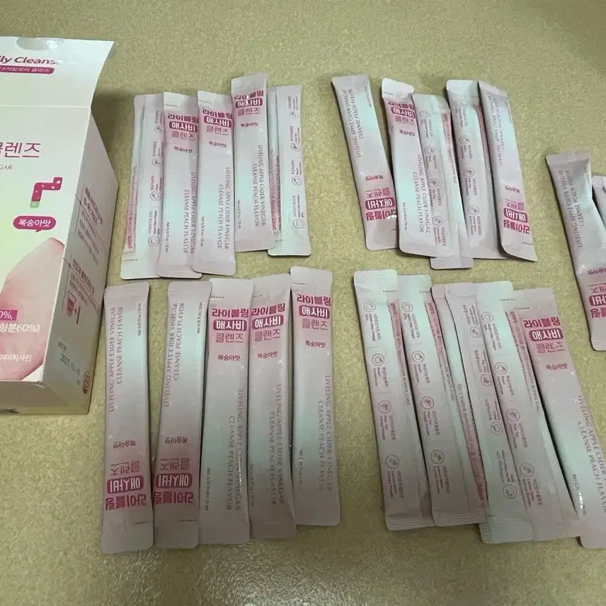 [BUNJANG] Lybling Aesabi Cleanse Peach Flavor / 라이블링 애사비 클렌즈 복숭아맛