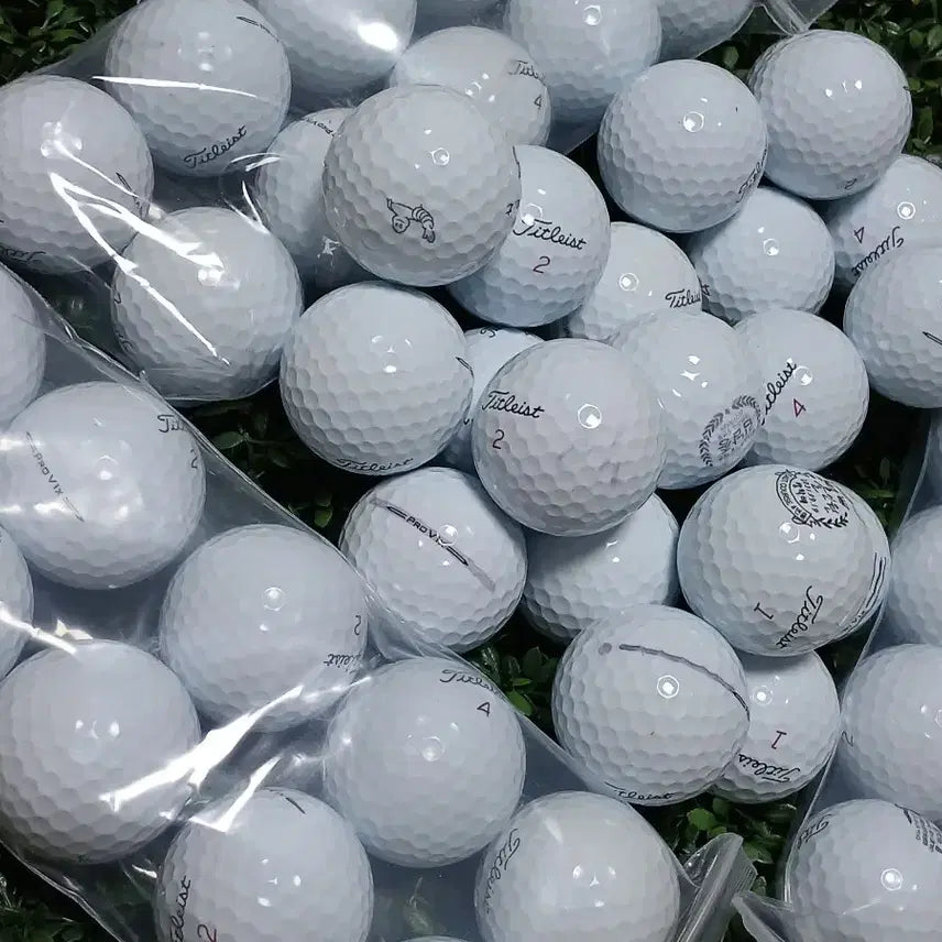 [BUNJANG] Titleist Pro V1x 4-Piece Golf Balls (50 Count) / 타이틀리스트 v1x 4ps 50알 / 로스트볼 깔끄미