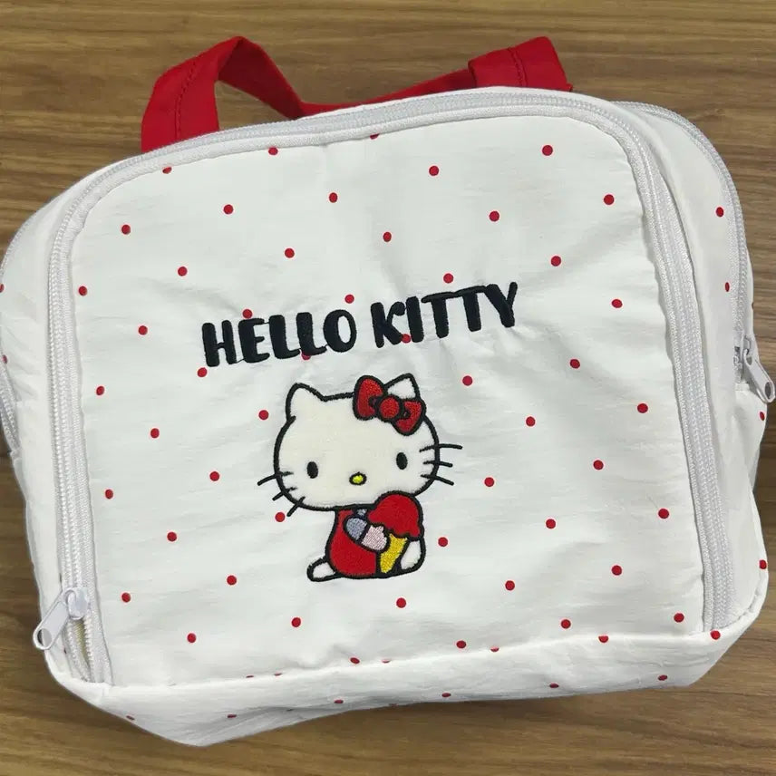 [BUNJANG] Hello Kitty Red Polka Dot Bag / 헬로키티 빨간 도트 가방