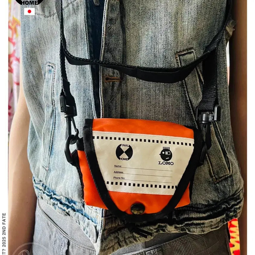 [BUNJANG] FINAL HOME x Lomography Collaboration Archive Crossbody Pouch Bag / FINAL HOME 이세이미야케 파이널 홈 01aw 아카이브 로모그래피 협업 크로스백 파우치 가방