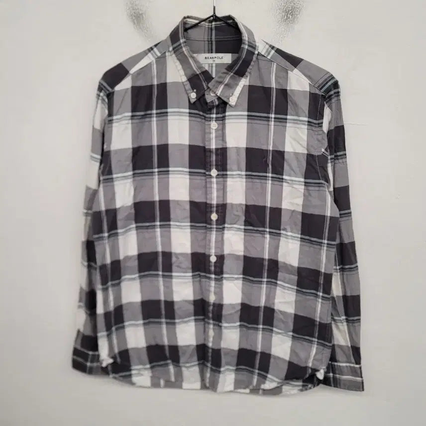 [BUNJANG] Beanpole Check Shirt (Size S) / [90/S] 빈폴 체크 셔츠 남방