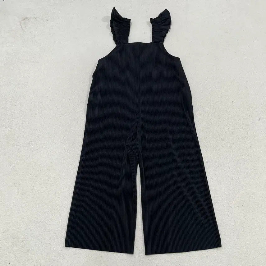 [BUNJANG] Frill Wide Pleats Jumpsuit / (실측확인) 프릴 와이드 플리츠 점프슈트 0715