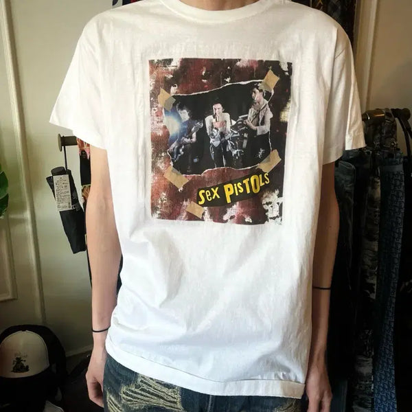 [BUNJANG] Sex Pistols 1992 Kiss This Album Promo T-Shirt / Rare 90s SexPistols 섹스피스톨즈 아카이브 빈티지 락 밴드 싱글 스티치 리미티드 반팔 티셔츠