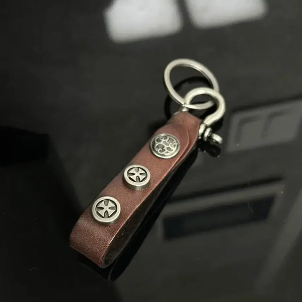 [BUNJANG] Cowhide Leather Keyring / 카우레더키링