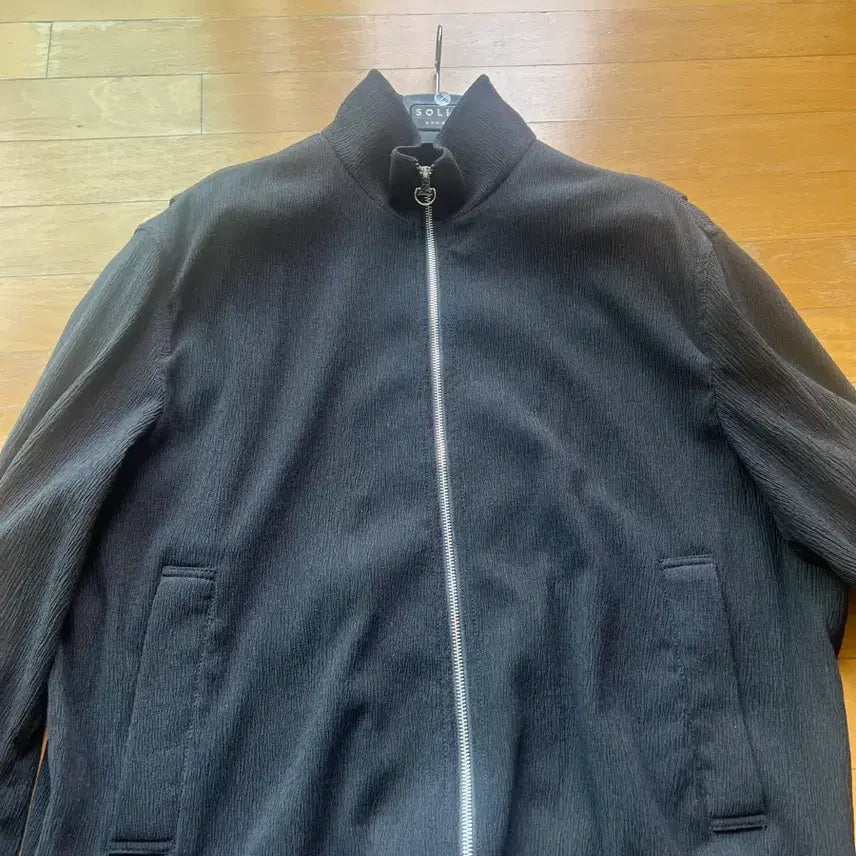 [BUNJANG] Solid Homme Crinkle Highneck Jacket / 솔리드옴므 크링클 하이넥 자켓