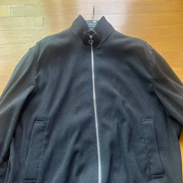 [BUNJANG] Solid Homme Crinkle Highneck Jacket / 솔리드옴므 크링클 하이넥 자켓
