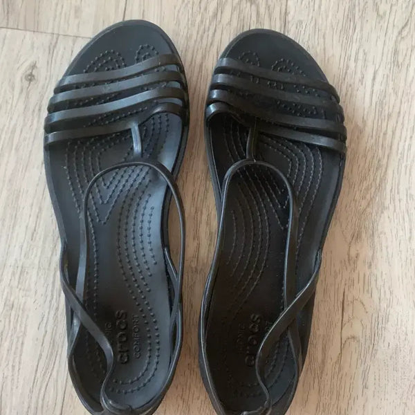 [BUNJANG] Crocs Iconic Comfort Sandals Black / 크록스 아이코닉 컴포트 샌들 블랙