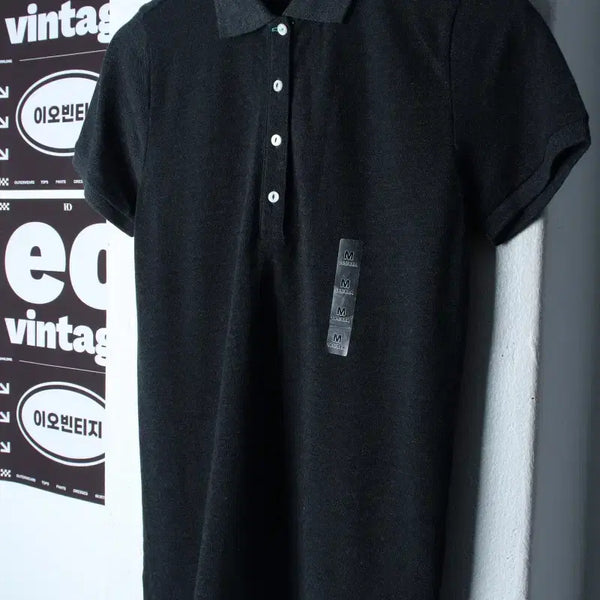 [BUNJANG] SPAO Solid Basic Collar T-shirt Grey / W(M) 스파오 반팔 카라 티셔츠 새상품 그레이 무지 기본-H35312