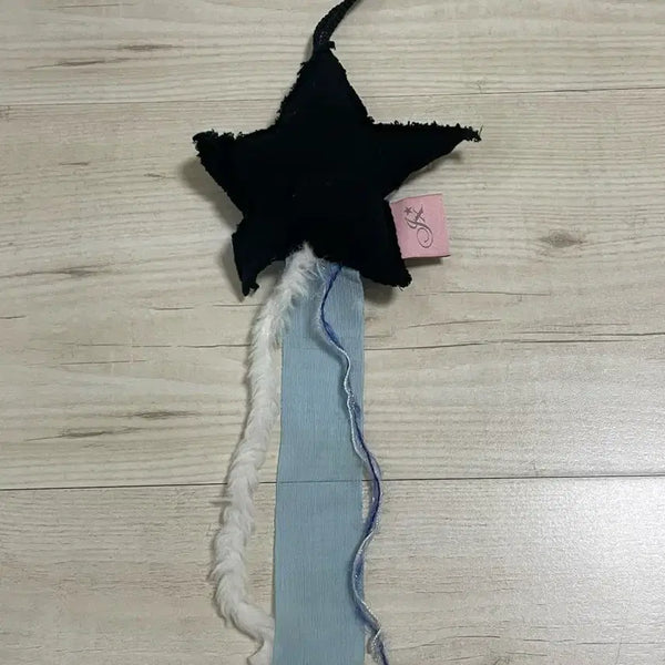 [BUNJANG] Jichoi Giftshop Star Ornament Keyring Black / 지초이 지프트샵 별 오너먼트 키링 블랙