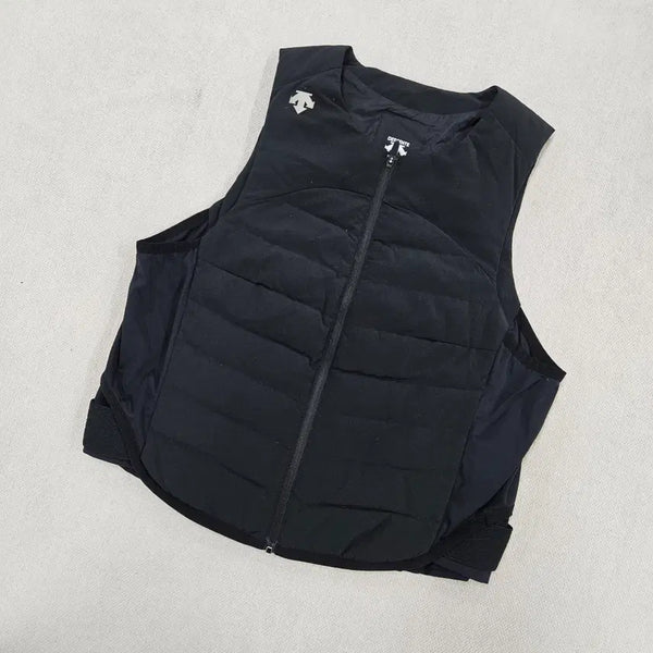 [BUNJANG] Descente Women's Lightweight Padded Vest Black / 90 데상트 여성 블랙 경량 패딩 조끼 0716Y