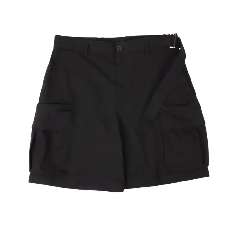 [BUNJANG] Solid Homme 21SS Ripstop Cotton Belted Cargo Shorts / 솔리드옴므 21SS 립스탑 코튼 벨티드 카고 쇼츠