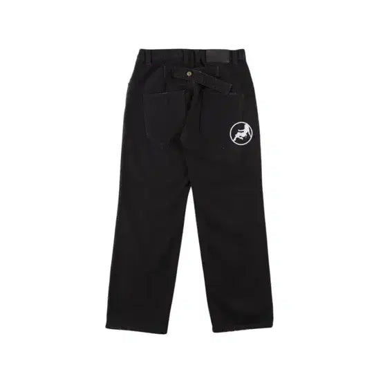 [BUNJANG] ERTR Distressed Denim Pants (Size S) / ERTR Back Belt Distressed Denim Pants