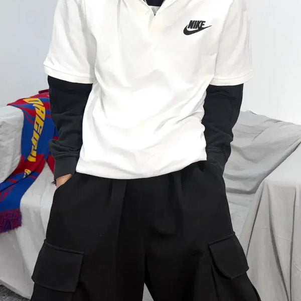 [BUNJANG] Nike White PK T-Shirt / 나이키 화이트 pk 2XL