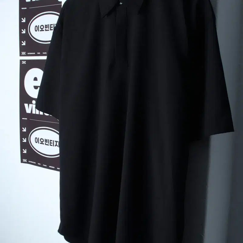 [BUNJANG] Draw Fit Basic Short Sleeve Polo T-Shirt (XL-2XL) / (XL-2XL) 드로우핏 반팔 카라 티셔츠 빅사이즈 무지-H35318