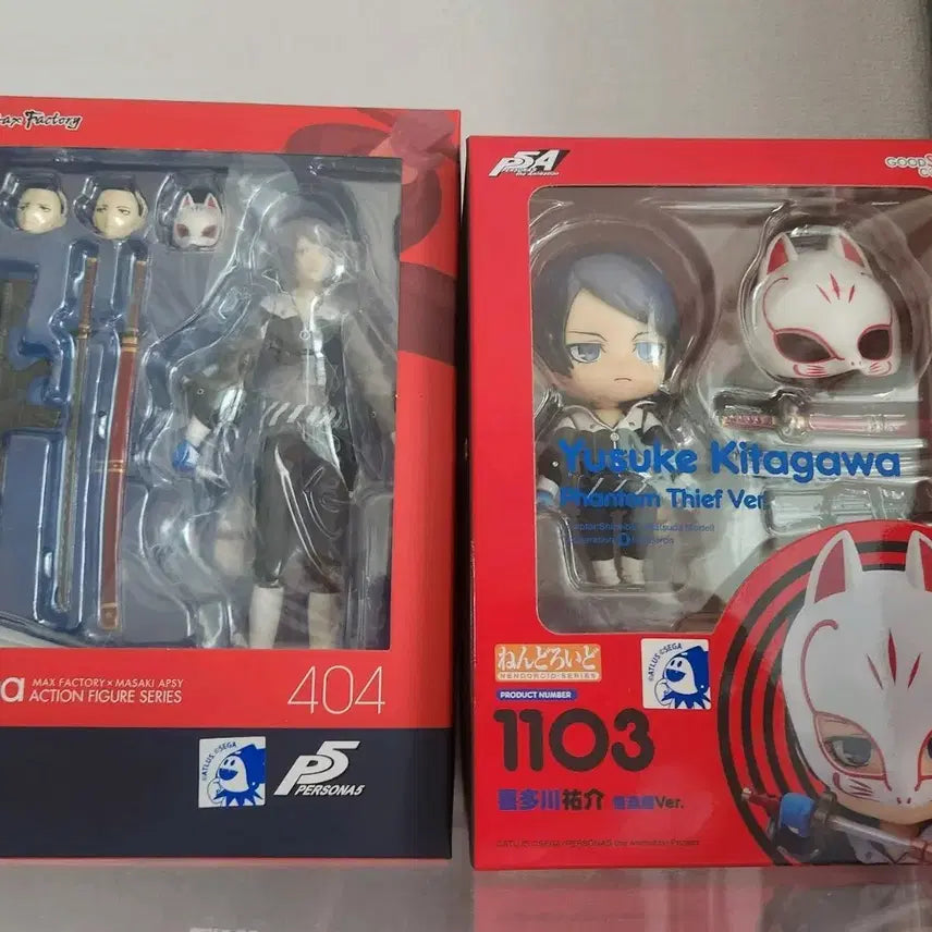 [BUNJANG] Persona 5 Yusuke Kitagawa (Fox) Nendoroid & Figma Bundle Set / 페르소나 5 키타가와 유스케 폭스 넨도로이드 & 피그마 일괄