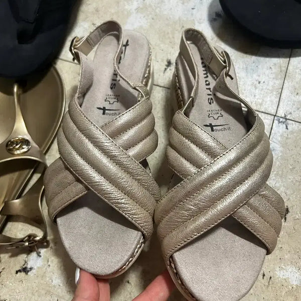 [BUNJANG] Tamaris Women's Sandals / 타마리스 여성 샌들 235 굽5cm