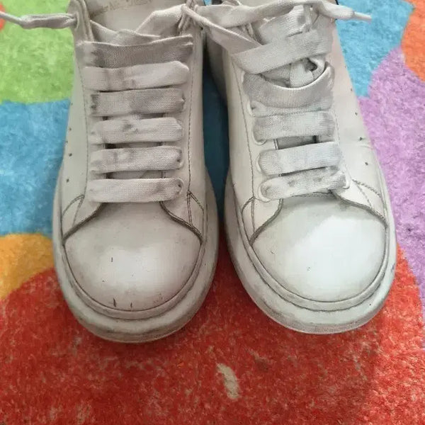 [BUNJANG] Alexander McQueen Oversized Sole Sneakers White / 알렉산더 맥퀸 오버솔 스니커즈 화이트