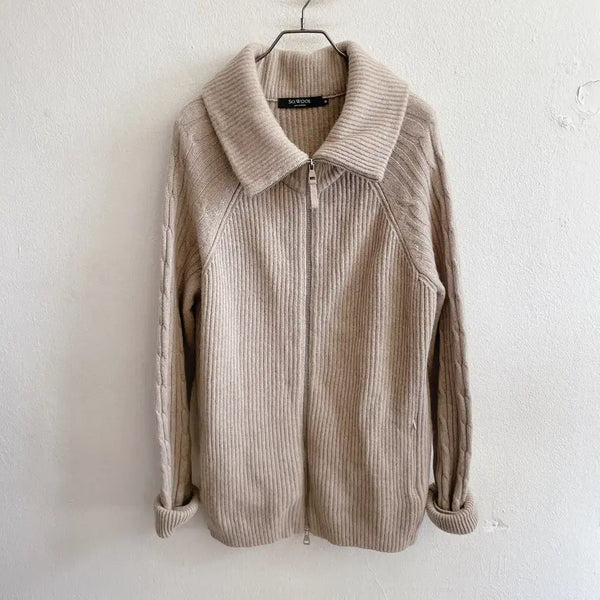 [BUNJANG] Soul Knit Zip-up / 88) 쏘울 니트집업