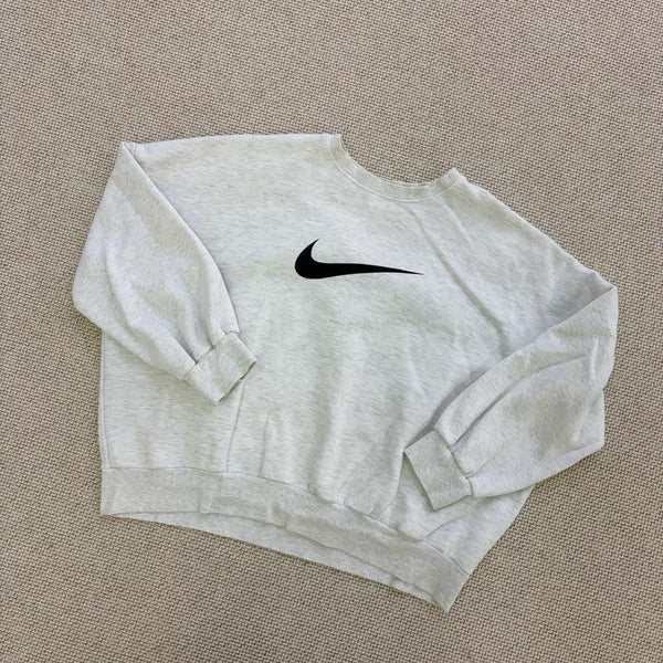 [BUNJANG] Nike Logo Cropped Sweatshirt / 실측 나이키 로고 크롭 맨투맨 0716D1