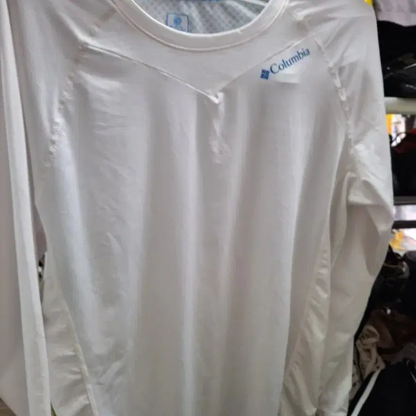 [BUNJANG] Columbia Men's Long Sleeve T-Shirt White XL / 컬럼비아 남성 긴팔 티셔츠 화이트XL