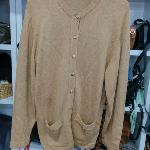 [BUNJANG] Burberry Merino Wool Cardigan Women's Size 38 / 버버리 메리노울 가디건 38 여성 사진참고