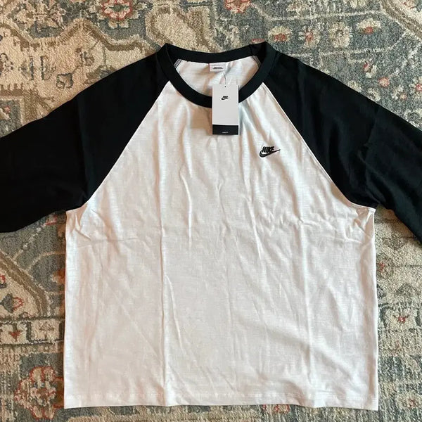 [BUNJANG] Nike NSW Club 3/4 Sleeve Raglan Top XXL / 나이키 NSW 클럽 3/4 슬리브 래글런 탑 (새제품. XXL)