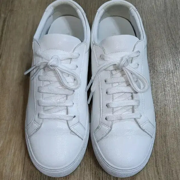 [BUNJANG] Tiamo Women's Genuine Leather Height-Increasing Sneakers / (이태리 명품)티아모 여성 천연가죽 키높이 스니커즈 운동화-(235)거의 새것에 가깝습니다