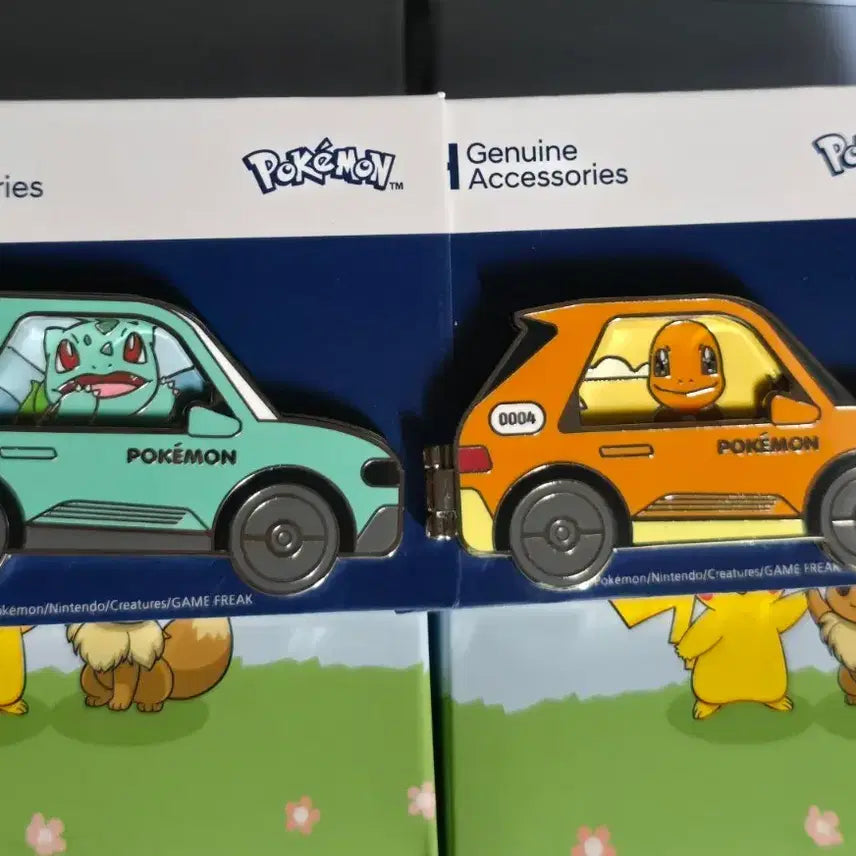 [BUNJANG] Hyundai Motors Pokémon Random Metal Pin Badge - Bulbasaur, Charmander / (교환) 현대자동차 포켓몬 랜덤 메탈 핀뱃지 이상해씨 파이리