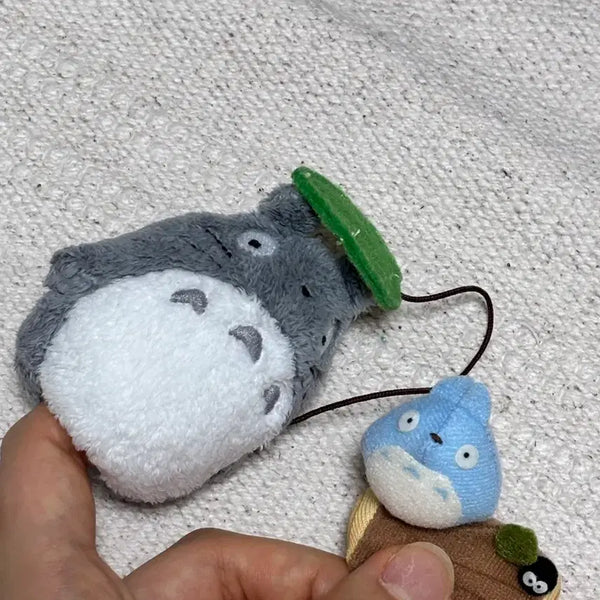 [BUNJANG] Vintage My Neighbor Totoro Finger Puppet Set with Mini Figure / 희귀 !! 토토로 고전 손가락인형 + 고전 미니 인형