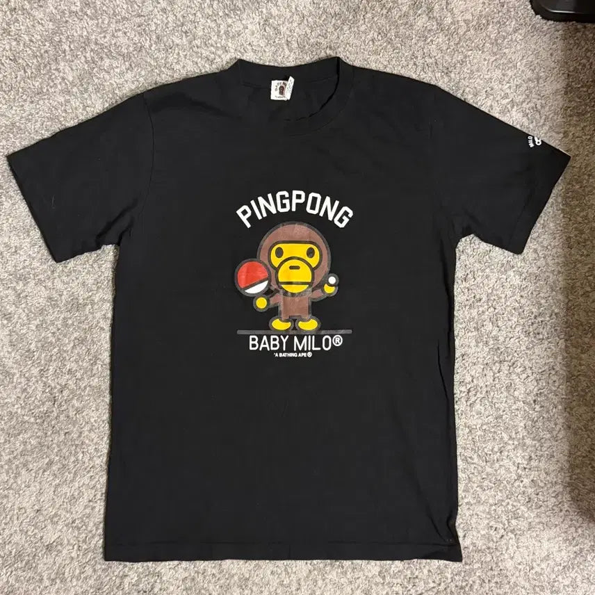 [BUNJANG] BAPE Baby Milo Ping Pong T-Shirt / 베이프 베이비 마일로 핑퐁 티셔츠