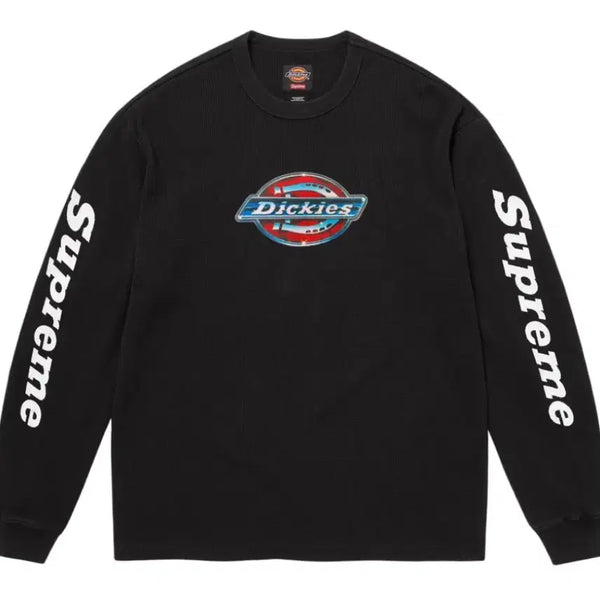 [BUNJANG] Supreme x Dickies Thermal Long Sleeve Black L / 슈프림 x 디키즈 써멀 롱슬리브 블랙 L