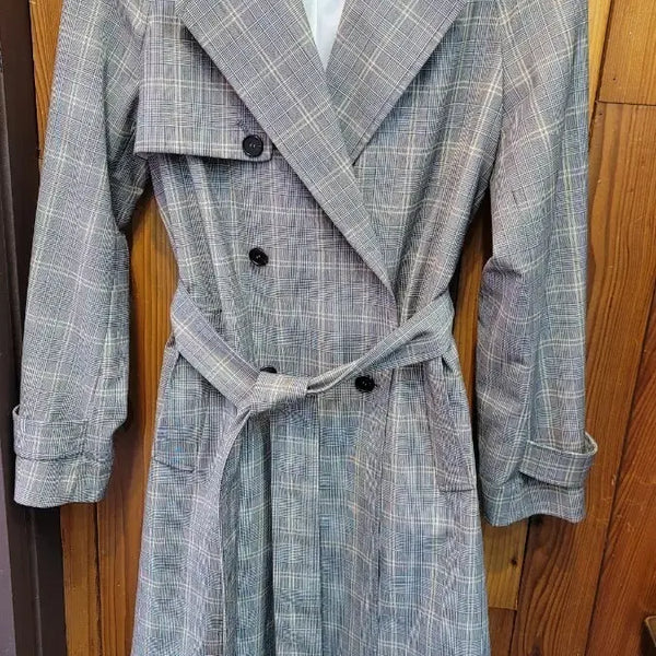 [BUNJANG] ZOOC Women's Check Trench Coat / ZOOC 여성 코트