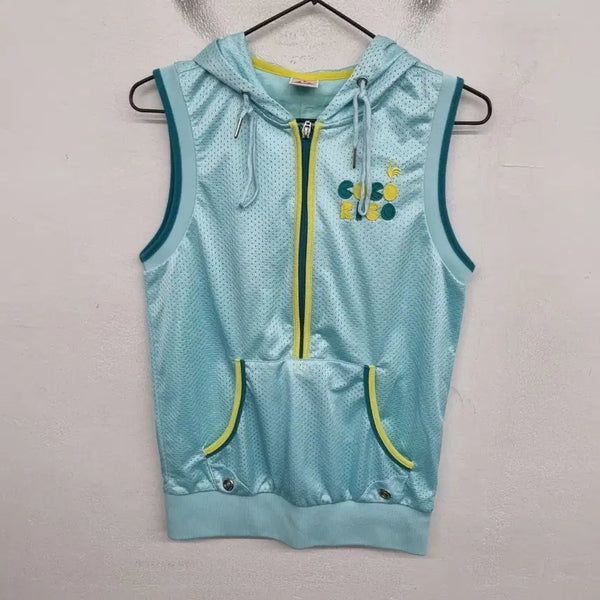 [BUNJANG] Le Coq Sportif Golf Mesh Hooded Vest (Size XS) / [85/XS] 르꼬끄 골프 매쉬 후드 조끼